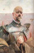 Malczewski, Jacek Self-Portrait in Armour (mk19) France oil painting artist